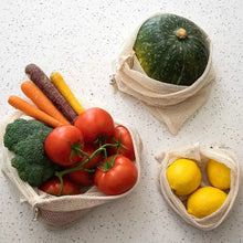 Load image into Gallery viewer, Organic Cotton Produce Bags | Set of 4