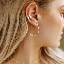 Load image into Gallery viewer, Hammered Ear Cuff
