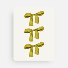 Load image into Gallery viewer, Chartreuse Bows Greeting Card