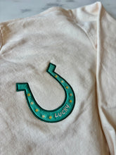 Load image into Gallery viewer, Lucky Horseshoe Appliqué Embroidered Sweatshirt