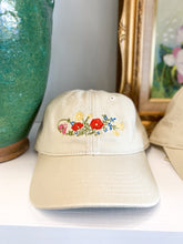 Load image into Gallery viewer, Wildflower Wonders Pattern (Embroidered Hat)