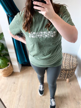 Load image into Gallery viewer, Whimsy Blooms Pattern (Embroidered Crewneck & Tee Options)