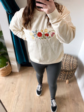 Load image into Gallery viewer, Wildflower Wonders Pattern (Embroidered Crewneck & Tee Options)