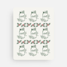 Load image into Gallery viewer, Muncie Jar Holiday Greeting Card (Two Colors)
