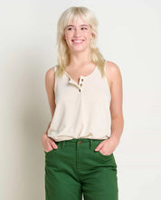 Load image into Gallery viewer, Piru Henley Tank | Salt