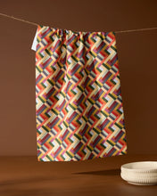 Load image into Gallery viewer, Vivid Cascade Tea Towel