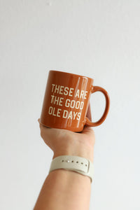 Good Days Coffee Mug, Coffee Cup, Ceramic Mug, Gifts