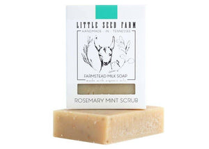 Rosemary Mint Scrub Bar Soap | Body Bar