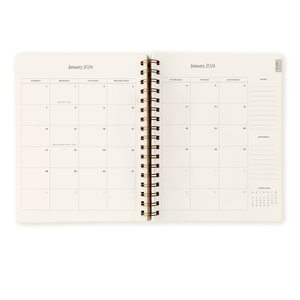 Laurel 2024 Weekly Planner: Calendar Year (Jan-Dec)