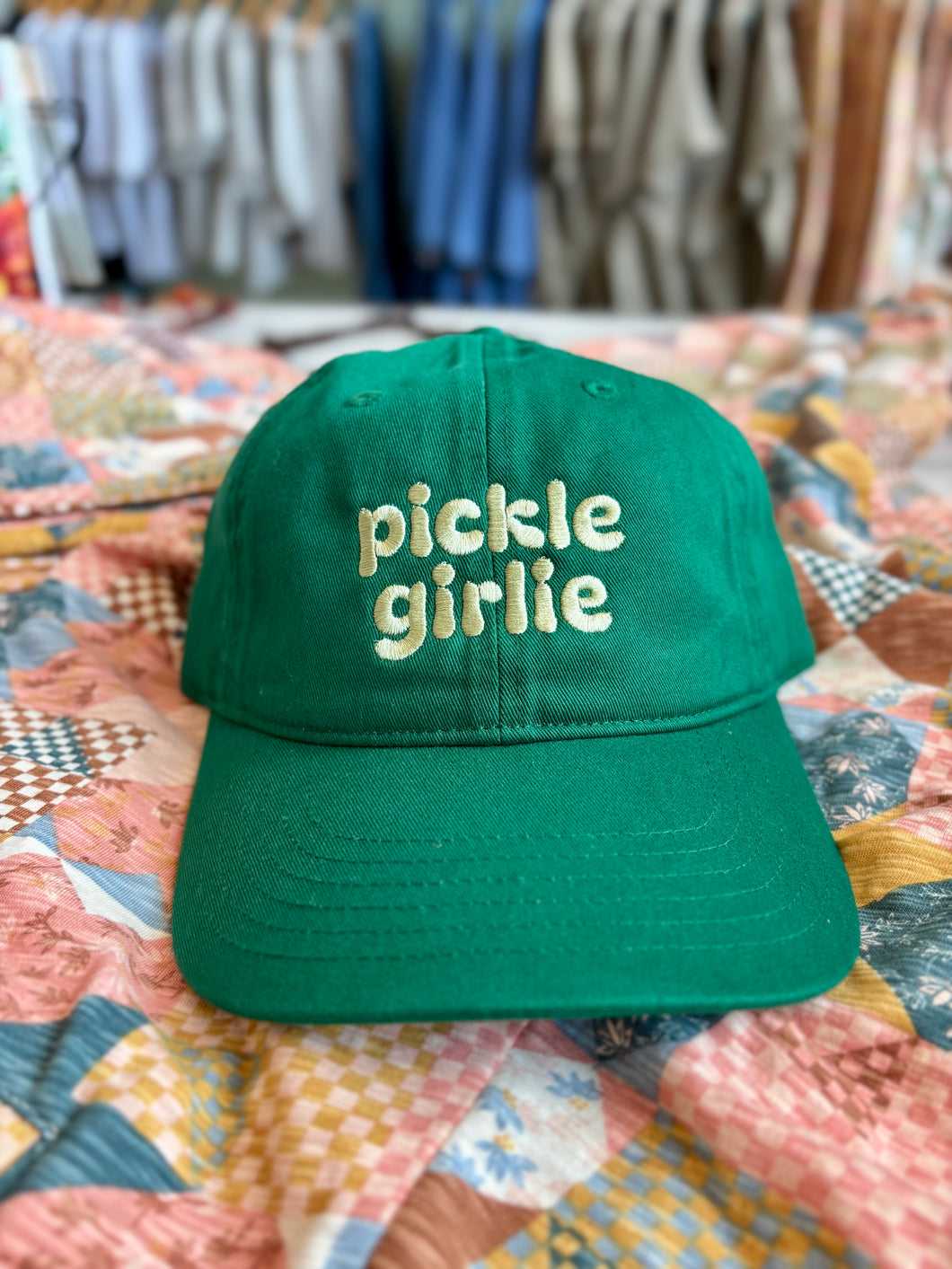 Pickle Girlie Embroidered Hat