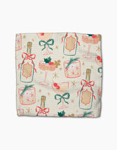 Load image into Gallery viewer, Christmas Cocktails Dishcloth Set

