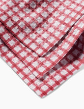 Load image into Gallery viewer, Fireside Plaid Red Dishcloth Set
