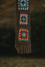 Load image into Gallery viewer, Crocheted Granny Square Scarf
