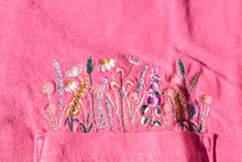 Load image into Gallery viewer, The Embroidered Floral Pocket Tee
