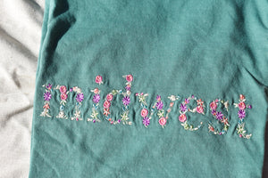 The Midwest Embroidered Floral Tee