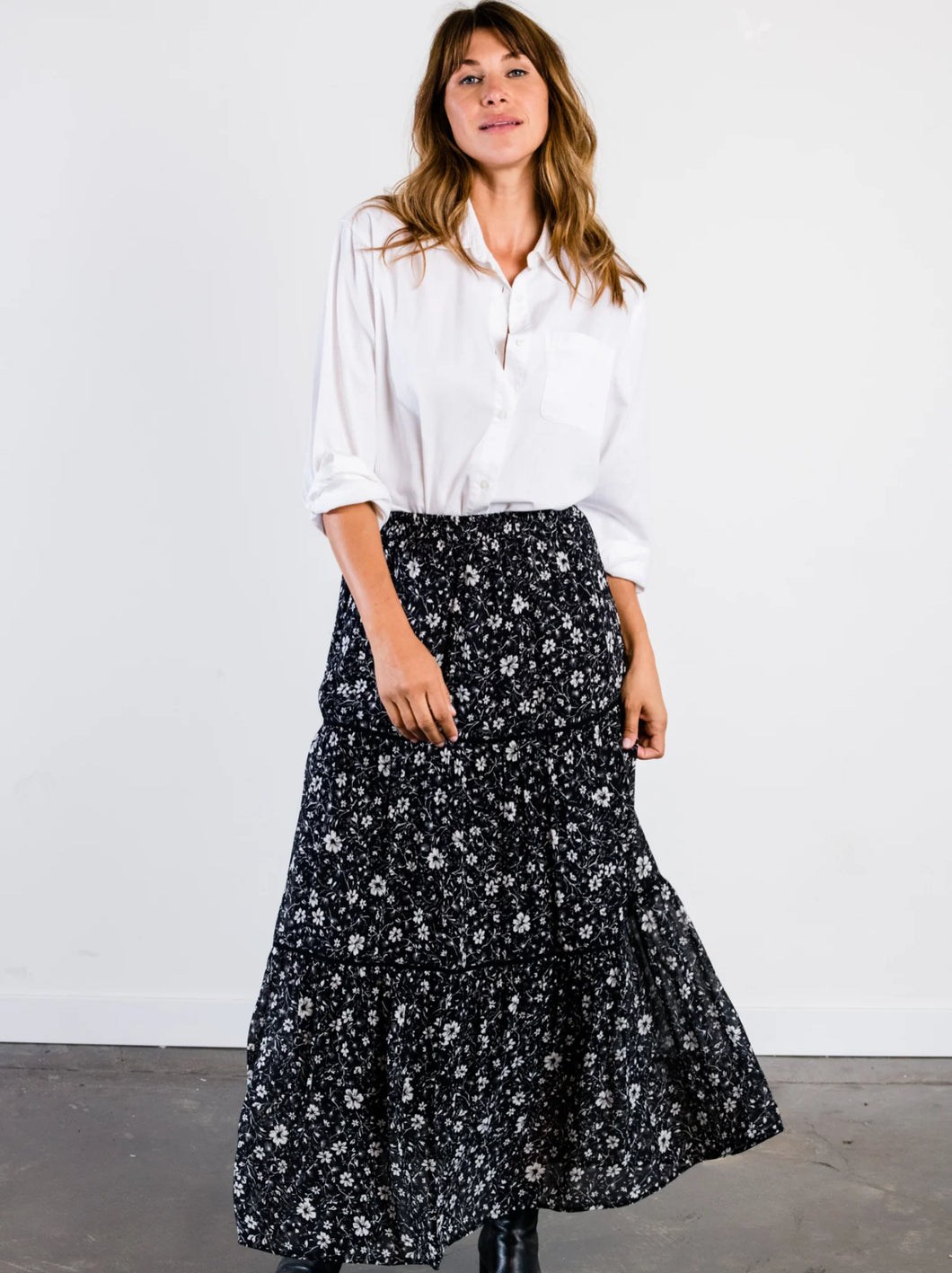 Erin Tiered Maxi Skirt