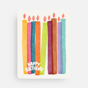 'Happy Birthday' Candle Greeting Card