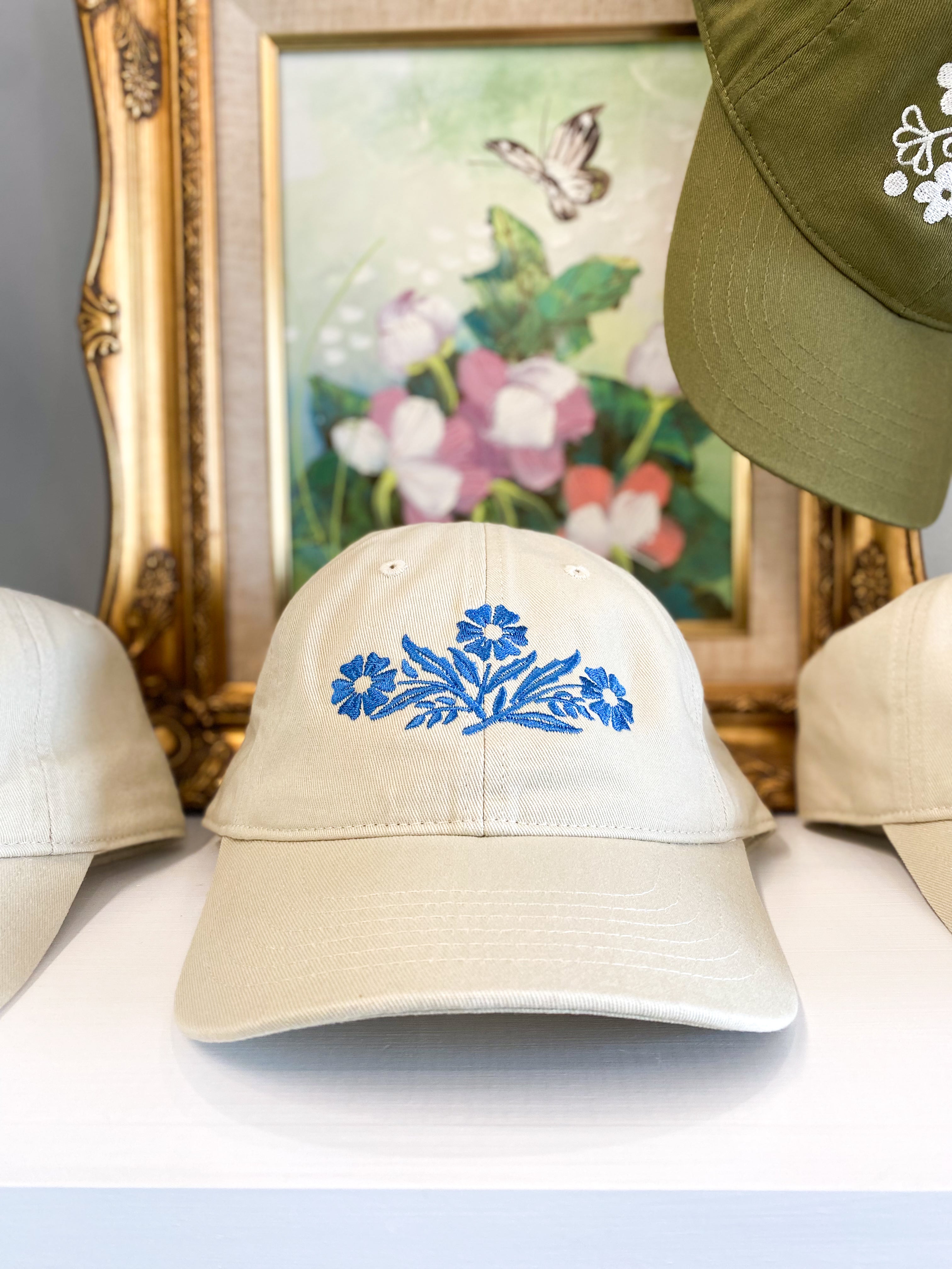 Cornflower Fields Pattern (Embroidered Hat) – The Jaunty Lady