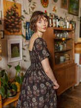 Load image into Gallery viewer, Teddy Midi Dress - Fall Blossom
