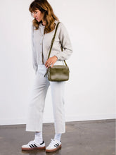 Load image into Gallery viewer, Medium Perforated Zipper Crossbody
