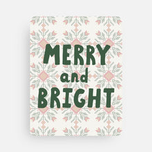 Load image into Gallery viewer, &#39;Merry And Bright&#39; Holiday Greeting Card
