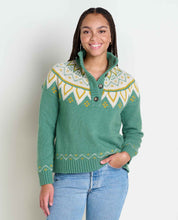 Load image into Gallery viewer, Moss Point Henley Sweater
