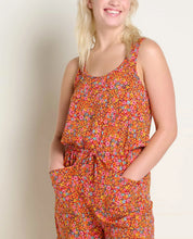 Load image into Gallery viewer, Livvy Sleeveless Jumpsuit | Taffy Micro Floral Print
