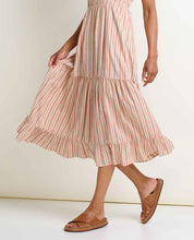 Load image into Gallery viewer, Taj Hemp Tiered Midi Dress
