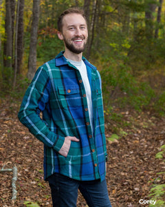 All-Gender Forester Plaid Heavyweight Flannel Jacket