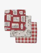 Load image into Gallery viewer, Christmas Santa Dishcloth Set
