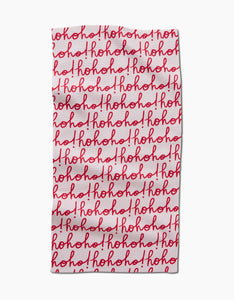 Ho Ho Holiday Red Bar Towel