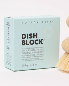DISH BLOCK® Solid Dish Soap (4.4 oz) - Fragrance Free