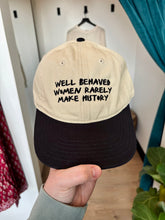 Load image into Gallery viewer, Well Behaved Women Embroidered Hat
