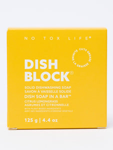 DISH BLOCK® Solid Dish Soap (4.4 oz) - Citrus Lemongrass