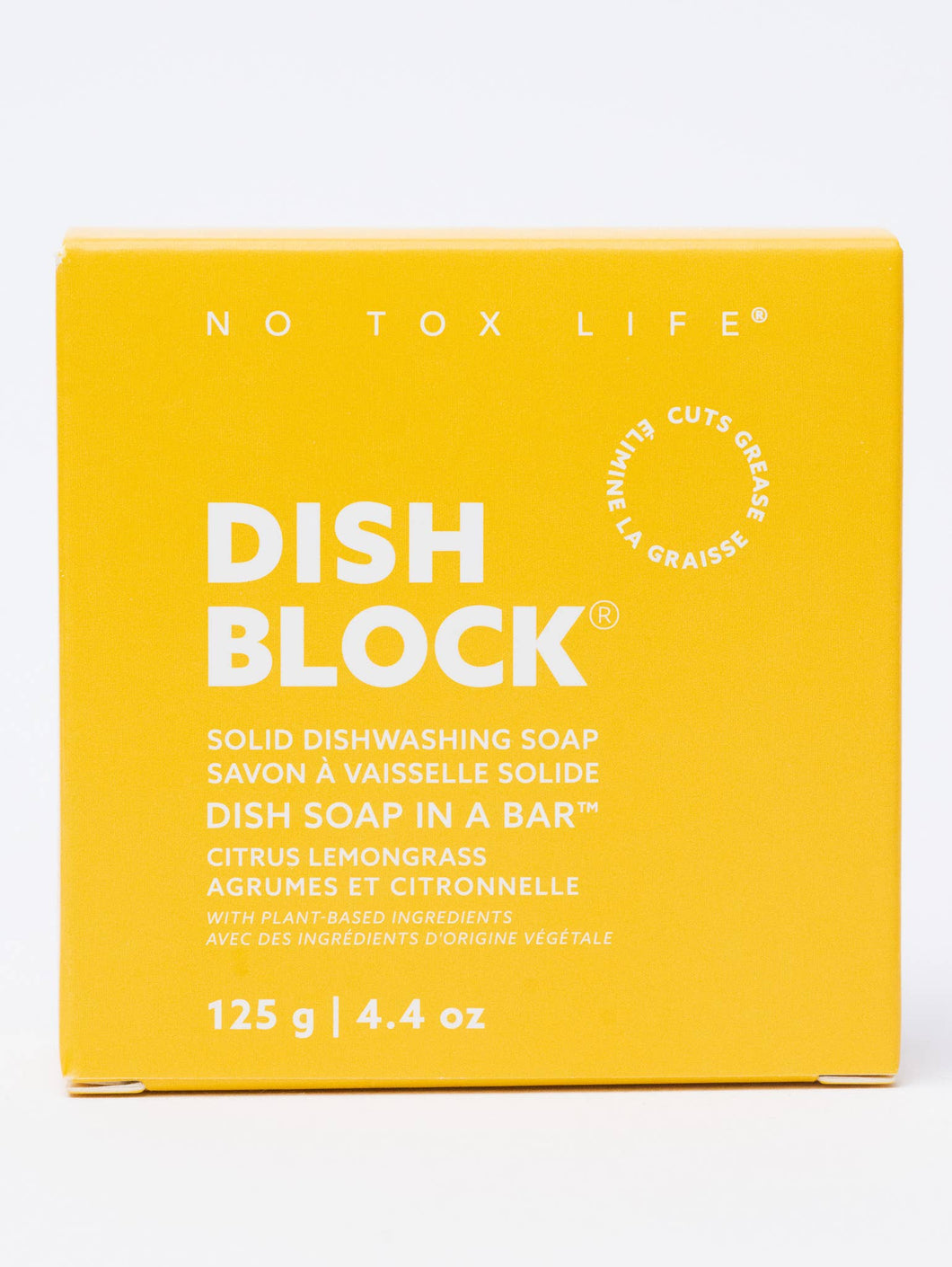 DISH BLOCK® Solid Dish Soap (4.4 oz) - Citrus Lemongrass