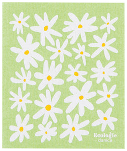 Swedish Sponge Reusable Dishcloth | Daisies
