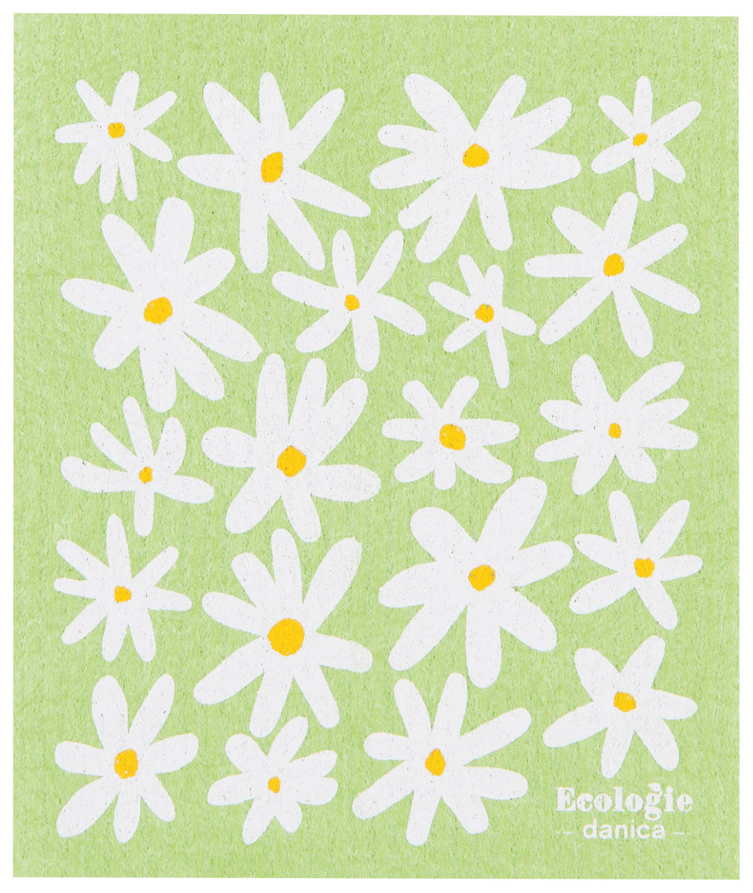 Swedish Sponge Reusable Dishcloth | Daisies